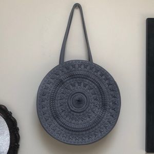 Anthropologie weaved circle bag